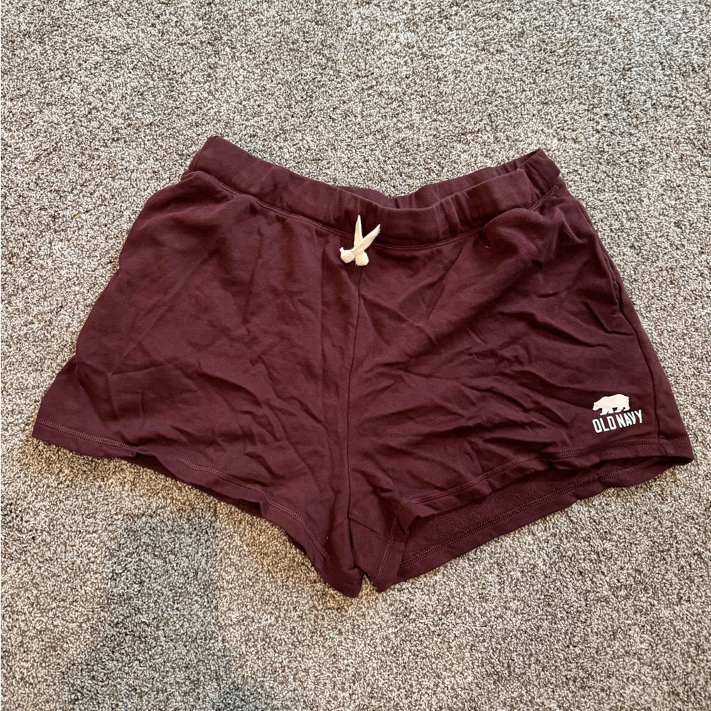 Old Navy Women's Maroon Athletic Shorts